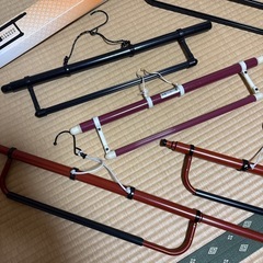 【受付終了】和風ハンガー　着物ハンガー5本セットの画像