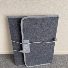 遠赤外線デスクヒーター 省エネパネルヒーター 冷え対策 3時間タイマー付 踏み型の画像