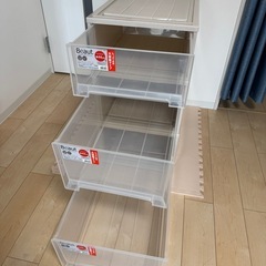 2/13まで限定販売　
日本製収納ケース3個まとめ売りの画像