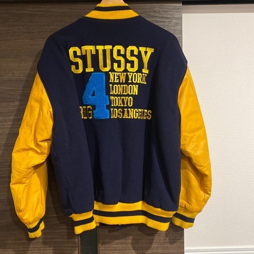 OLD STUSSY 90S STADIUM JACKET BIG 4