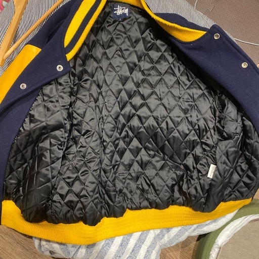 OLD STUSSY 90S STADIUM JACKET BIG 4
