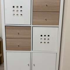 【取引中】IKEA KALLAX カラックス ホワイト シェルフの画像