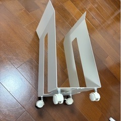 山崎実業 ダンボール収納 ダンボール&紙袋ストッカー フレーム ホワイト 3301の画像