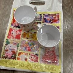 サンリオピューロランド　お土産　コップセット　Sanrioの画像