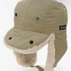 新品　コロンビア　Columbia キースハイツ フライトキャップ PU5739  ファー 帽子 ベージュ　British tanの画像