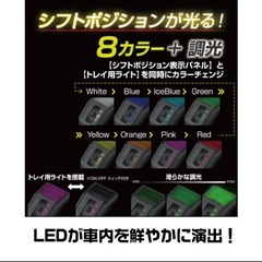 ジムニー　シフトゲートパネルLEDの画像