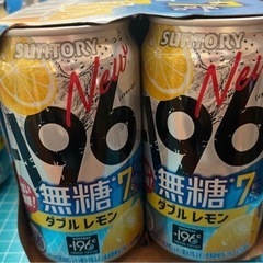  -196 イチキューロク 無糖 ダブルレモン 7％ 350ml×6本入 缶 チューハイ お得 格安の画像