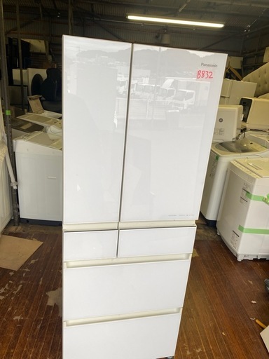 NO B831?福岡市内配送設置無料✨?Panasonic パナソニック 冷蔵庫 450L 6ドア NR-SPF454X-WW フレン