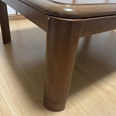 山善フラットパネル長方形こたつの画像