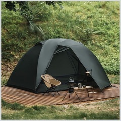 【フルセット】 ThousWinds タウラスダブルテント 牡牛座テント ブラック＋専用グランドシートの画像