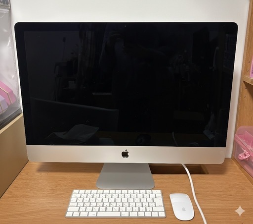 【iMac 27インチ Retina 5K Late 2015】動作良好／キーボード・マウス付