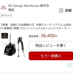 スタンド型スチームアイロンの画像