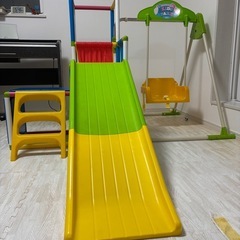 おりたたみロングスロープ キッズパーク（ジャングルジム 室内 折りたたみ すべり台 ブランコ 鉄棒 滑り台）野中製作所の画像