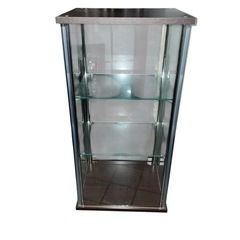 【ジ0211-12】かっこいいガラス張りラック‼️オーディオ コレクター ゲーム機収納 レコーダー ３段ラック コレクターの画像