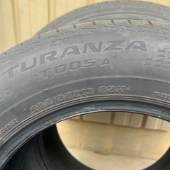 205/65r16 95Hturanza bridgestone2022年製2本セットの画像