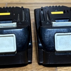 【中古】マキタ純正バッテリーBL1860×2の画像