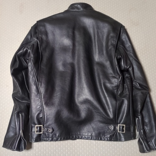 Schott ブラックレザージャケット サイズ38 2way