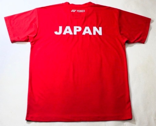 YONEX バドミントン Tシャツ レッド 日本代表（非売品）