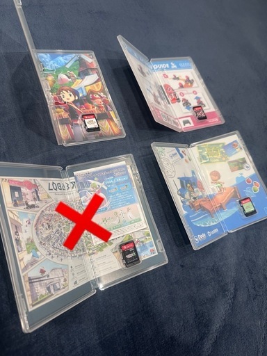 NintendoSwitchカセットセット