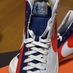 新品未使用品NIKE スニーカーNBA 75周年記念品の画像