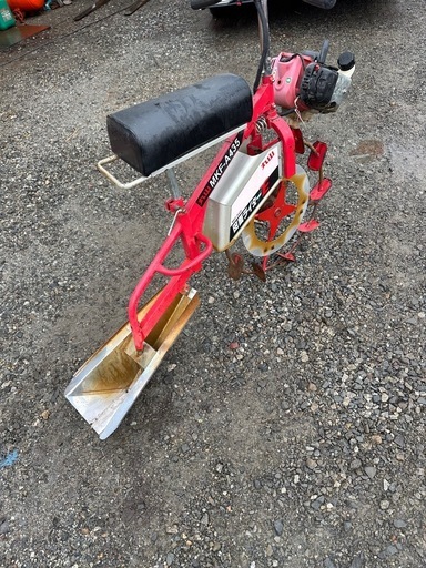 ハンドル可動 丸山 田面ライダーE MKF-A435 超湿田用 JK型 乗用溝切機 溝切り機 ミゾキリ みぞきり プラウ 排水
