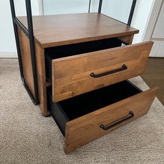 【美品！】ニトリ　引き出しハンガーラック(ダンテ2 60)の画像