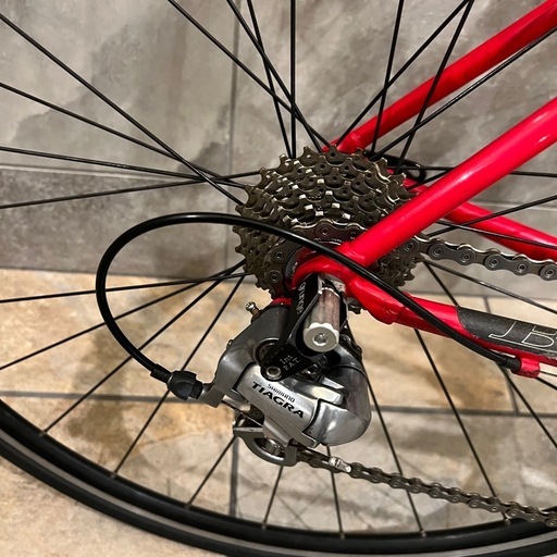 BASSO Viper ロードバイク 700c サイズ51（赤）自転車 (white) 恵美須