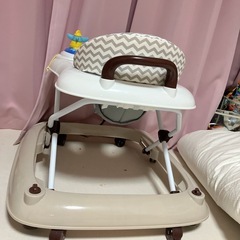 未品)てくてくウォーカー (ブラウン) 赤ちゃん用歩行器の画像