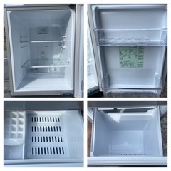 【23区近隣配送設置無料 】 A537 AQUA 2022年製 126L 冷蔵庫 シルバー  の画像