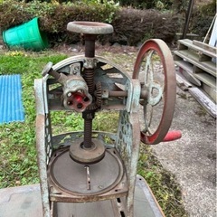 レトロ　かき氷機の画像