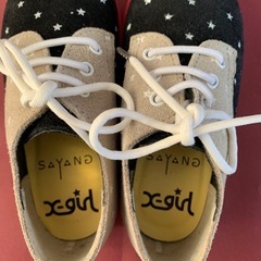 半額以下出品　新品　未使用　X-girl スエード　15cm 定価9800円の画像