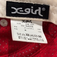 X-girl エックスガール　ボア　キャップ　ジェットキャップの画像