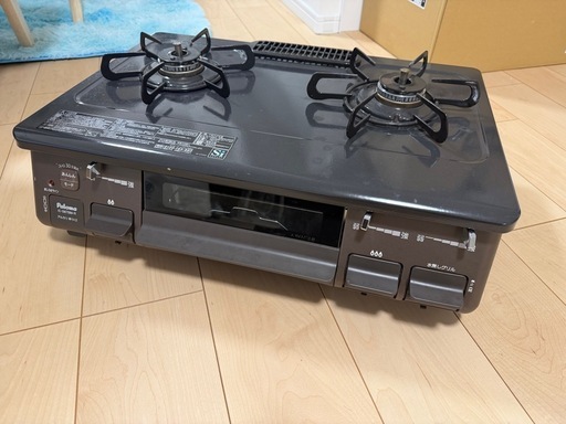 【動作確認済】パロマ IC-S87BM-R 都市ガス用 2口ガスコンロ 右強火力 水無しグリル