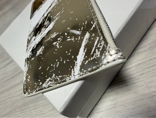 ★ 新品！☆Maison Margiela メタリックペイント カードケース 小銭入れ　正規品 メゾンマルジェラ フラグメントケース 