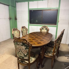 ダイニングテーブルセット 6人掛けの画像