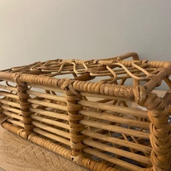 ボトル入れ　ラタン籠　飾りや運搬用にの画像