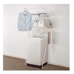 【新品未使用】洗濯ラックの画像