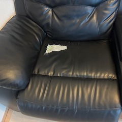 【3月引取り】手動リクライニングソファ 2人掛けの画像