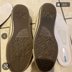 コンバース　ローカットスニーカー　　ベージュ　24cmの画像