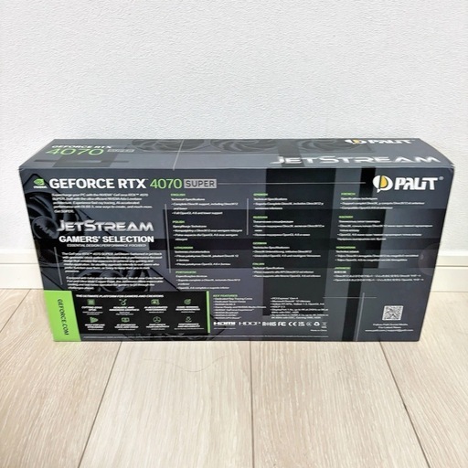 GeForce RTX 4070 SUPER（Palit JETSTREAM / 12GB） 