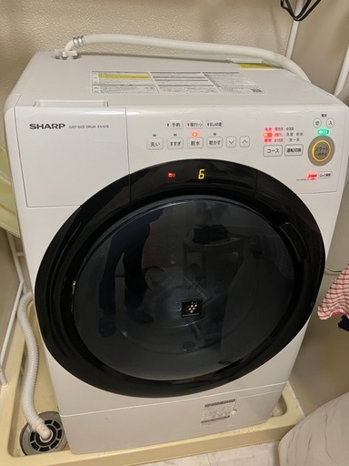 【脱水不能】シャープドラム式洗濯機