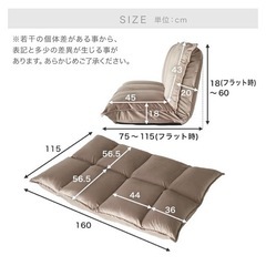 LOWYA  ソファベッド　ベルベット生地グレーの画像