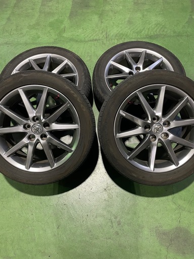 エスティマ純正 4本セット 225/50R18 アエラス トヨタ純正 ハイグロス