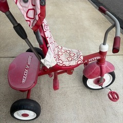 【差し上げます】三輪車　赤　の画像
