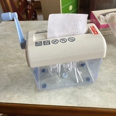 美品　ホームシュレッダー　手動式の画像