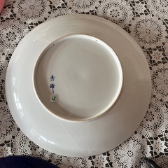 有田焼　秀峰作　大皿　飾り皿　焼き物　骨董品の画像
