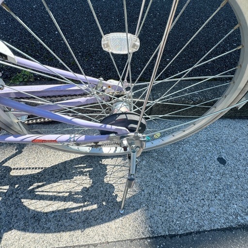 中古子供自転車 ブリヂストン　リコリーナ　グリーン24インチ 