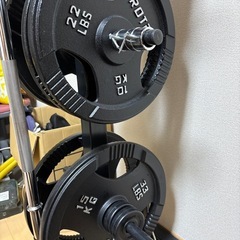 IROTEC バーベル プレート ラック(スタンド) セットの画像