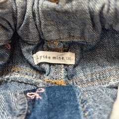 リセマイン　デニムパンツ　リボン　130の画像