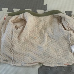 【値下げ相談可能】ベビー80 キルトパジャマ　腹巻き付き　の画像